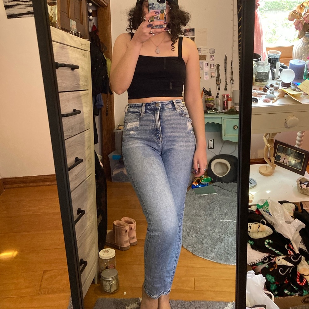 🌙(AEO) curvy momjeans